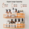 Orimade Adhesive Shower Caddy Soap Dish Holder Shelf with 5