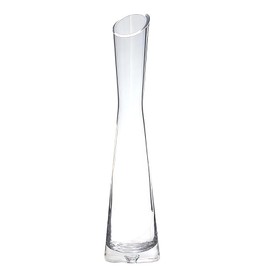 25cm Tall Clear Bud Vase Small Glass Flower Vase Vintage Wedding Table Decor Single Stem Vases for Home Office Wedding Decor