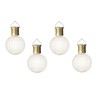 Lumineo Set of 4 Hanging Solar Lights Outdoor - Outdoor