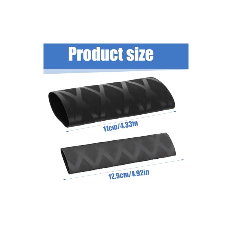 GXGM 2 Pairs Non-Slip Heat Shrinkable Motorcycle Grip Cover, Easy
