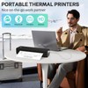 CZNZN Portable Printer Inkless for Travel Home - Wireless Thermal