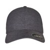 Flexfit Unisex Flexfit Delta Carbon Baseball Cap, Melange Charcoal