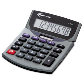 (6 Pack Value Bundle) IVR15925 15925 Portable Minidesk Calculator, 8-Digit LCD