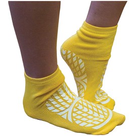 Aidapt Patient Slipper Socks. Double Sided Non-Slip, Sold as Pair, Great for Fall Management, Yoga, Pilates, Fitness, Dance, Rehab, Home or Hospital, Dementia, Cosy, Warm, Extra Grip.