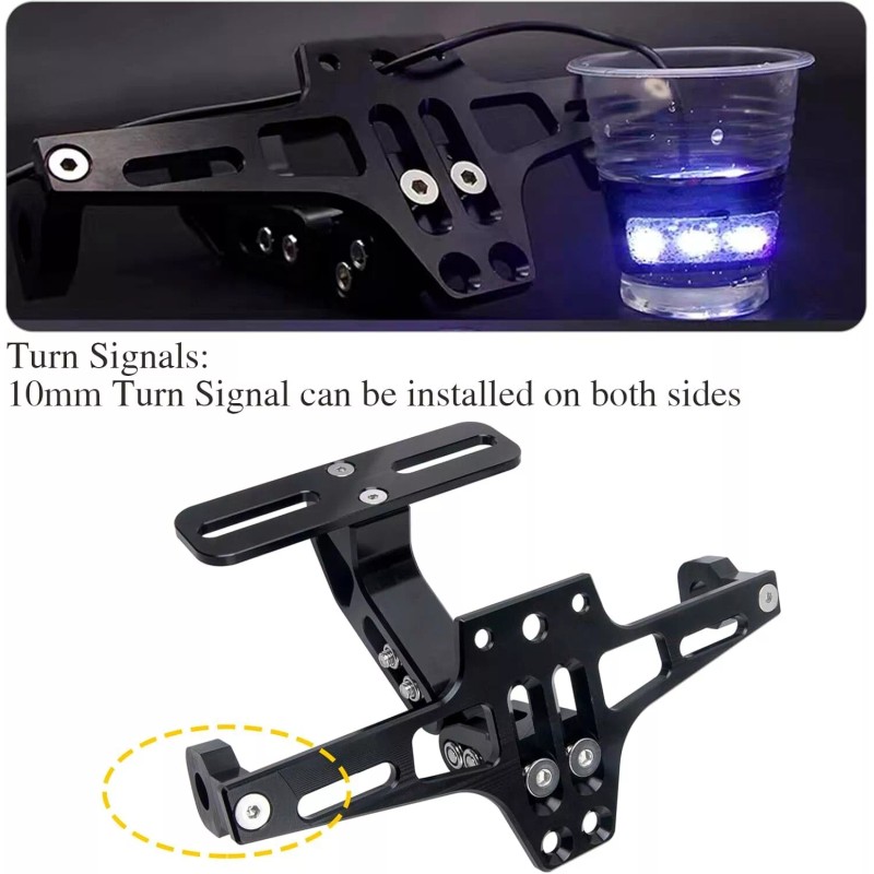JMTBNO For Kawasaki Ninja 400 650 Fender Eliminator Kit License