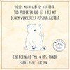 Mr. & Mrs. Panda Eisbär Lazy bath mat - gift,