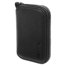 Incase Camera Memory Zip Wallet - Black Leather & Nylon, black