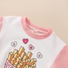 Kayotuas Toddler Baby Crewneck Sweatshirt Cute Letter Print Long Sleeve
