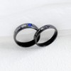 MONIYA Set of 2 His Queen Her King Rings Stainless