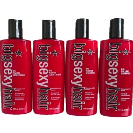 Sexy Hair Big Sexy Hair Big Volume (2) Conditioner & (2) Shampoo 8.5 Oz Each Lot Of 4