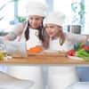 Zwenjuan Children's Apron and Chef's Hat Set, Adjustable Children's Cooking