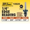 IVY Classic 10920 1/4-Inch Radius Edge Beading Carbide Router Bit
