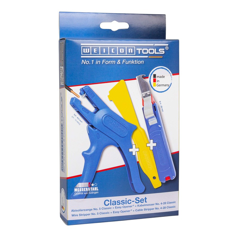WEICON TOOLS Classic Set for Electrical Installation, Craft, Household and