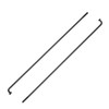 QUARKZMAN 40 Pcs 14G J Curve 136mm Spokes with Nipples