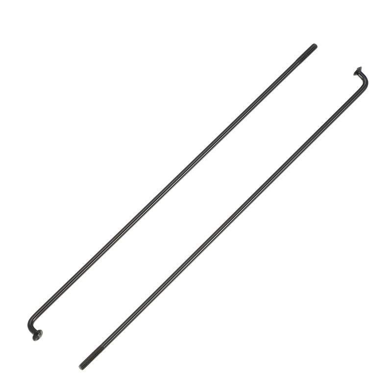 QUARKZMAN 40 Pcs 14G J Curve 136mm Spokes with Nipples