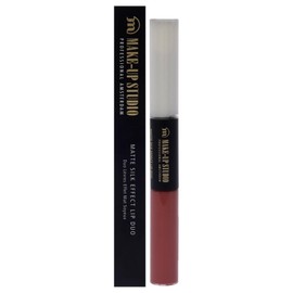 Make-Up Studio Matte Silk Effect Lip Duo - Charming Coral Lipstick Women - 0.2oz