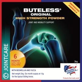 Equine America Buteless Original High Strength Powder | Premium Ready To Use Horse & Pony Supplement | Support For Joints & Mobility | 3kg