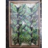 Cartanfill-Decorative 3D Butterfly Clips, Green Feather Design, Set of 12,