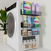 4 Pack Magnetic Shelves for Washing Machine, Heavy-Duty Magnetic Laundry