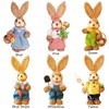 Children DIY Straw Bunny Set Parent Child Straw Rabbit Handmade