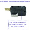 LONYE SZM-V16-FC-62 W10269458 Microwave Door Switch Replacement for Whirlpool Microwave