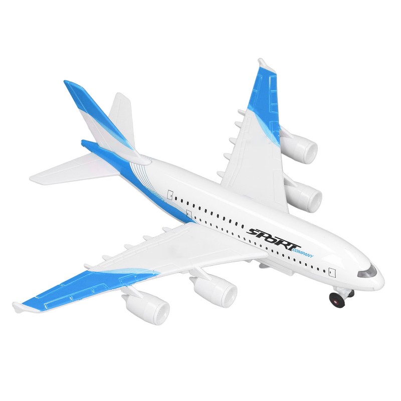 Alloy Airplane Model Aircraft Model 5 Lights Passenger Jet Toy