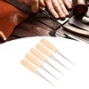Leather Scraper Awl, 10 Piece Awl with Wooden Handle for