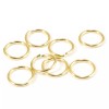 TierraCast 10mm Gold Round Open Jump Rings - TierraCast 18