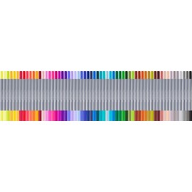 Faber-Castell Set de Marcadores Goldfaber Aqua con 6 Marcadores Doble Punta de Colores Pastel, punta fina para detalles precisos y punta gruesa de pincel para trazos amplios y suaves.