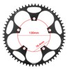 COZENTA Chainring Chainwheel Bicycle Aluminum (130BCD Black, Black, 38t)