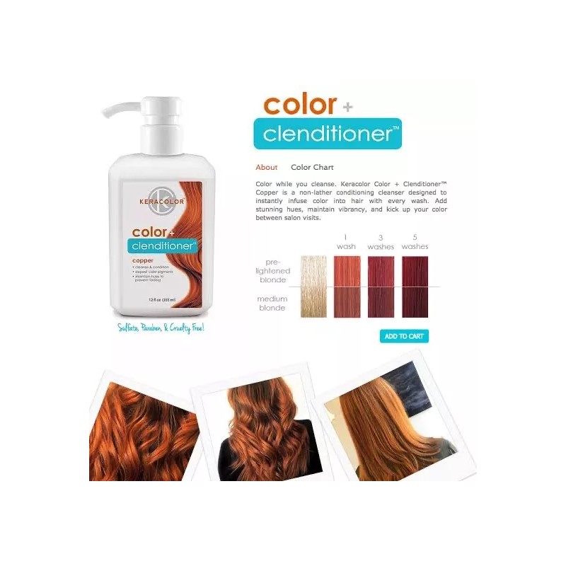 Keracolor Depositador De Color En Cabello Keracolor® Tono Copper