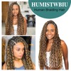 Humistwbiu Ombre Braiding Hair 1 Bundle 100g Human Braiding Hair