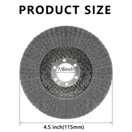 10Pcs 600 Grit Scour Flap Disc 4 1/2 Inch Angle Grinder Attachment Stainless Steel Aluminum Polishing Wheel Scouring Pad Wire Brush Sanding Disc