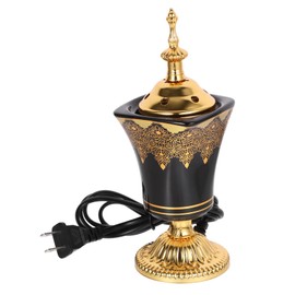 Artibetter Plug-in Incense Burner Frankincense Burner Electric Desktop Incense Burner Frankincense Resin Burner Incense Holder Household Electric Incense Burner Metal Ceramic