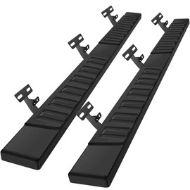 COMNOVA 6 Inch Quad Cab Running Boards Compatible with Dodge Ram 1500 Quad Cab 2009-2018(Incl. 2019-2024 Classic)/10-24 Ram 2500 3500, Carbon Steel Ram 1500 Quad Cab Running Boards.