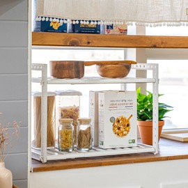 Changshin Living Sink-in Shelf/Length Adjustable / 창신리빙 씽크인 선반/ 길이조절