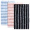 YRYUNRUI 3 Pack Back Washer, Long Exfoliating Body Washcloths, Exfoliating