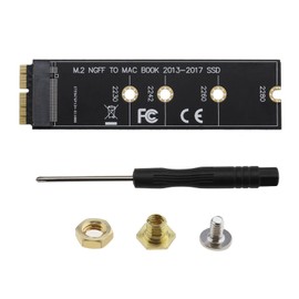 VGOL M.2 NVME SSD Convert Adapter SSD to NVME Converter Hard Disk Adaptor Card Compatible with MacBook Air Pro Retina 2013-2017 NVME SSD Upgrade Kit for A1465 A1466 A1398