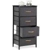 Segawe Fabric Storage Tower with 4 Drawers Tall Chest of
