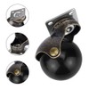 Multibao 4xPcs 1.5 Inch Ball Castor Wheel 40mm Antique Swivel
