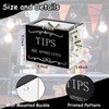 Ysglory Acrylic Tips Jar Box Plastic Tip Bucket Raffle Cash