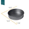 Chicago Metallic Molde para pasteles redondo antiadherente profesional , 8