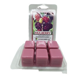 Jane Bernard Soy Blend | Wax Melt | 2.5 Oz Net Wt | 1 Pack only with 6 snappable Cubes in Clamshell | Classic Mulberry