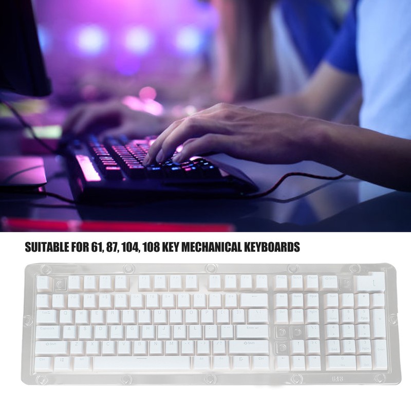 PBT Keycaps High Low Layout Double Layer 2 Color 108