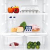AMTAST Fridge Thermometer Freezer Thermometer Digital Refrigerator Thermometer in-Outdoor Alarm