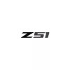 CA Z51 Steering Wheel Decal Gloss Black Z Black Suede