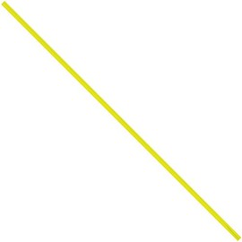 Aviditi PLT5Y Plastic Twist Tie, 5" Length x 5/32" Width, Yellow (Case of 2000)