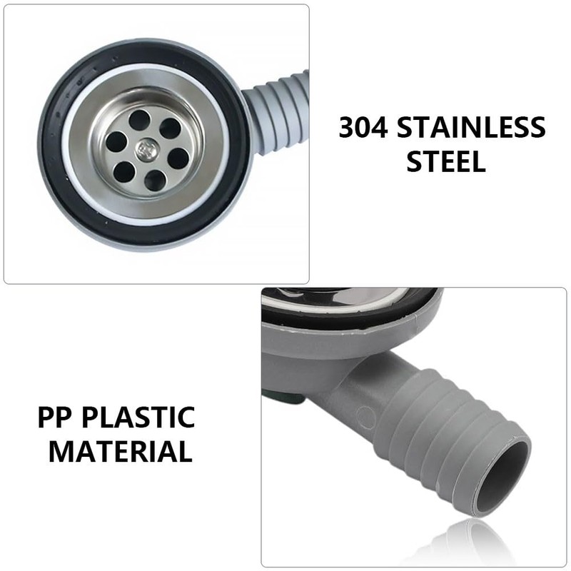 ZOYDP 50 mm Drain Fitting Sink, Camping Sink Drain, Camping
