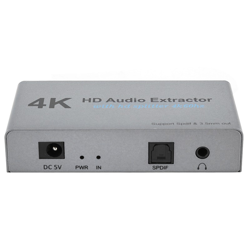 4k HDMI Audio Extractor HighDefinition with 1 Points 2 Converter