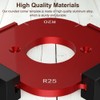 2 Pieces Milling Template, 4 in 1 Router Radius Quick